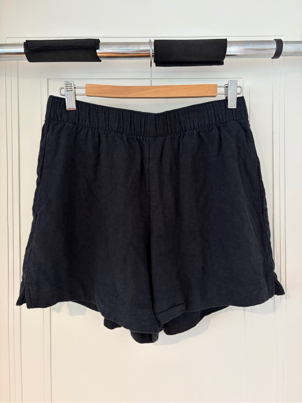 Abercrombie & Fitch Women's High Rise Linen-Blend Short